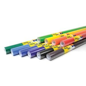 Super Saver Poster Paper 760mm x 10m Solid Colours 10 Roll Assortment