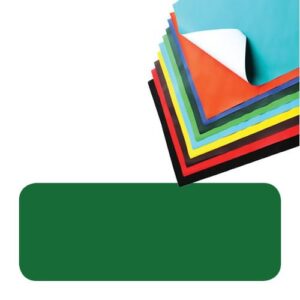 Super Saver Poster Paper Sheets 510x760mm Dark Green Pk25