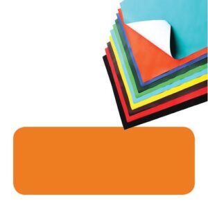 Super Saver Poster Paper Sheets 510x760mm Orange Pk25