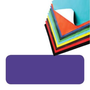 Super Saver Poster Paper Sheets 510x760mm Purple Pk25