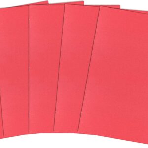 Silvine Black Sugar Paper Scrapbooks with Red Cover 32 Pages