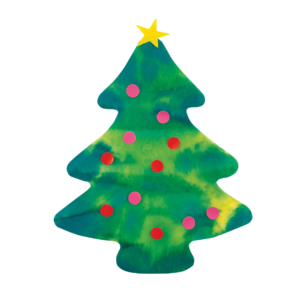 Colour Diffusing Evergreen Trees