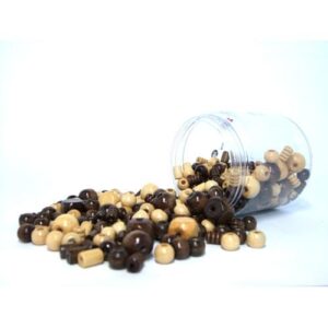 Natural Wooden Beads Tub