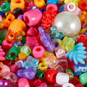 Bumper Bucket of Plastic Beads