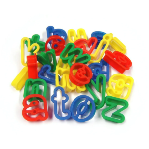Lower Case Alphabet Modelling Dough Cutters Set