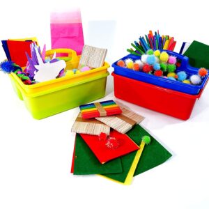 Stackable Desktop Storage Caddies Set of 4
