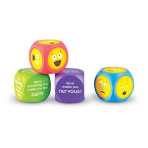 Soft Foam Emoji Cube 4 Piece Set
