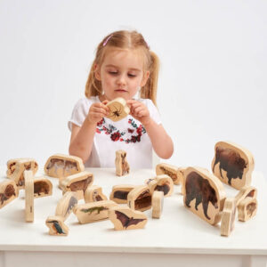 Wooden Forest Animal Blocks