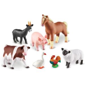 Jumbo Farm Animals 7 Piece Set