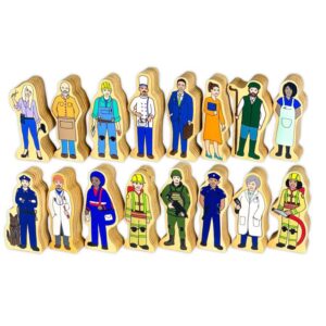 Professions Wooden Figures