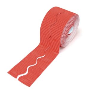 Corrugated Border Rolls 15m Red